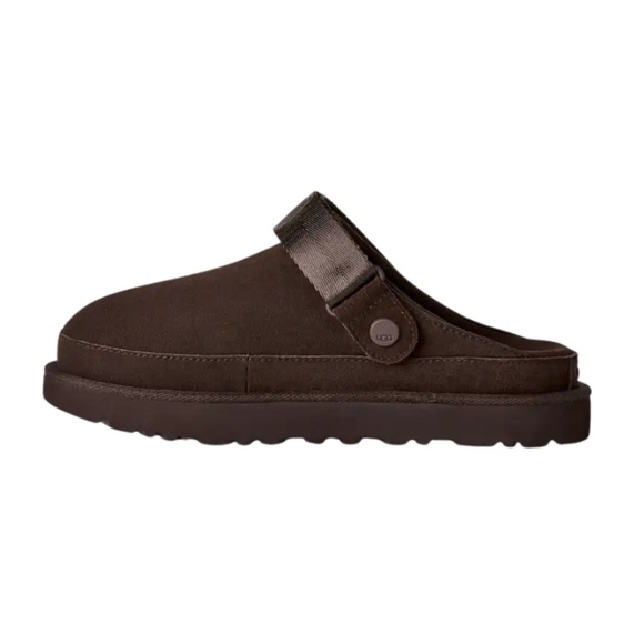 Women's UGG Goldenstar Clog, Dusted Cocoa Suede [1138252] - Picture 3 of 5